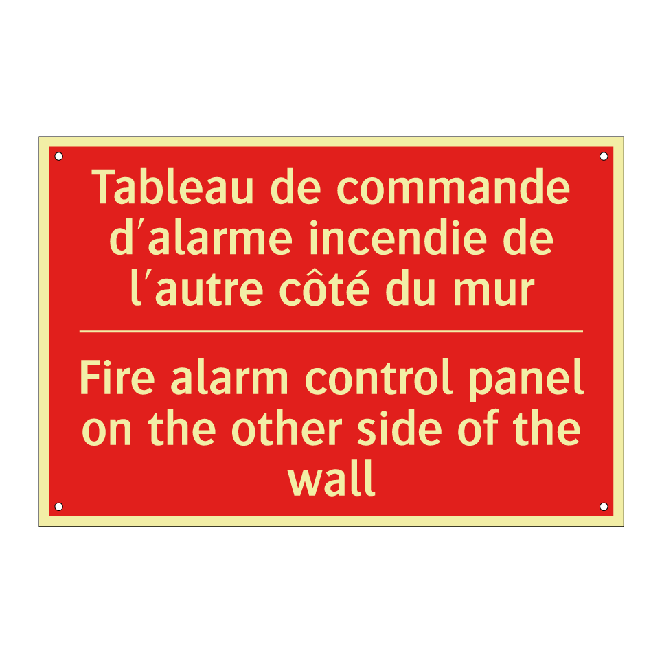 Tableau de commande d'alarme incendie /.../ - Fire alarm control panel on the /.../