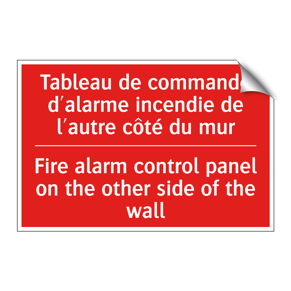 Tableau de commande d'alarme incendie /.../ - Fire alarm control panel on the /.../