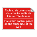 Tableau de commande d'alarme incendie /.../ - Fire alarm control panel on the /.../