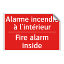 Alarme incendie à l'intérieur - Fire alarm inside