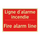 Ligne d'alarme incendie - Fire alarm line
