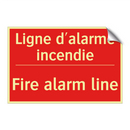 Ligne d'alarme incendie - Fire alarm line