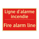 Ligne d'alarme incendie - Fire alarm line