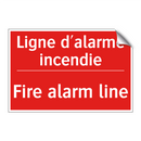 Ligne d'alarme incendie - Fire alarm line