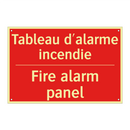 Tableau d'alarme incendie - Fire alarm panel