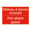 Tableau d'alarme incendie - Fire alarm panel