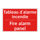 Tableau d'alarme incendie - Fire alarm panel