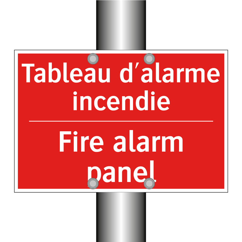 Tableau d'alarme incendie - Fire alarm panel