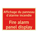 Affichage du panneau d'alarme /.../ - Fire alarm panel display