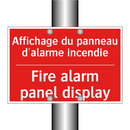 Affichage du panneau d'alarme /.../ - Fire alarm panel display