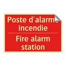 Poste d'alarme incendie - Fire alarm station