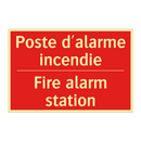 Poste d'alarme incendie - Fire alarm station