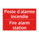 Poste d'alarme incendie - Fire alarm station