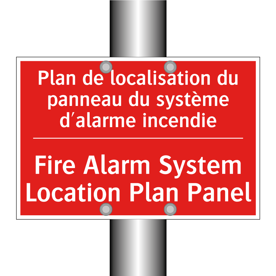 Plan de localisation du panneau /.../ - Fire Alarm System Location Plan /.../