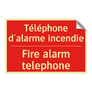 Téléphone d'alarme incendie - Fire alarm telephone
