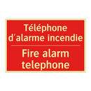 Téléphone d'alarme incendie - Fire alarm telephone