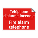 Téléphone d'alarme incendie - Fire alarm telephone