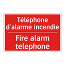Téléphone d'alarme incendie - Fire alarm telephone