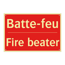 Batte-feu - Fire beater