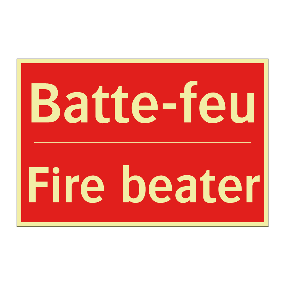 Batte-feu - Fire beater