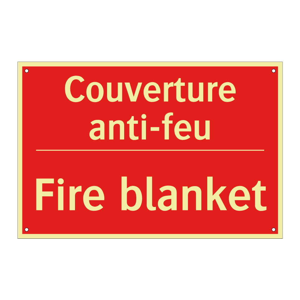 Couverture anti-feu - Fire blanket
