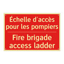 Échelle d'accès pour les pompiers /.../ - Fire brigade access ladder