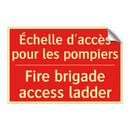 Échelle d'accès pour les pompiers /.../ - Fire brigade access ladder