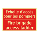 Échelle d'accès pour les pompiers /.../ - Fire brigade access ladder
