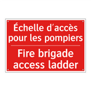 Échelle d'accès pour les pompiers /.../ - Fire brigade access ladder