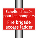 Échelle d'accès pour les pompiers /.../ - Fire brigade access ladder