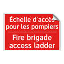 Échelle d'accès pour les pompiers /.../ - Fire brigade access ladder