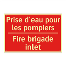 Prise d'eau pour les pompiers - Fire brigade inlet