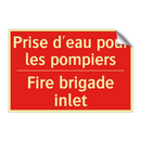 Prise d'eau pour les pompiers - Fire brigade inlet