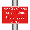 Prise d'eau pour les pompiers - Fire brigade inlet