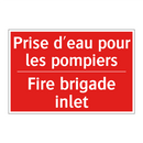 Prise d'eau pour les pompiers - Fire brigade inlet