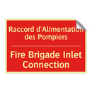 Raccord d'Alimentation des Pompiers /.../ - Fire Brigade Inlet Connection