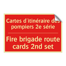Cartes d'itinéraire des pompiers /.../ - Fire brigade route cards 2nd set /.../
