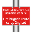 Cartes d'itinéraire des pompiers /.../ - Fire brigade route cards 2nd set /.../
