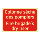 Colonne sèche des pompiers - Fire brigade's dry riser