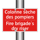 Colonne sèche des pompiers - Fire brigade's dry riser