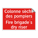 Colonne sèche des pompiers - Fire brigade's dry riser