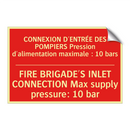 CONNEXION D'ENTRÉE DES POMPIERS /.../ - FIRE BRIGADE'S INLET CONNECTION /.../