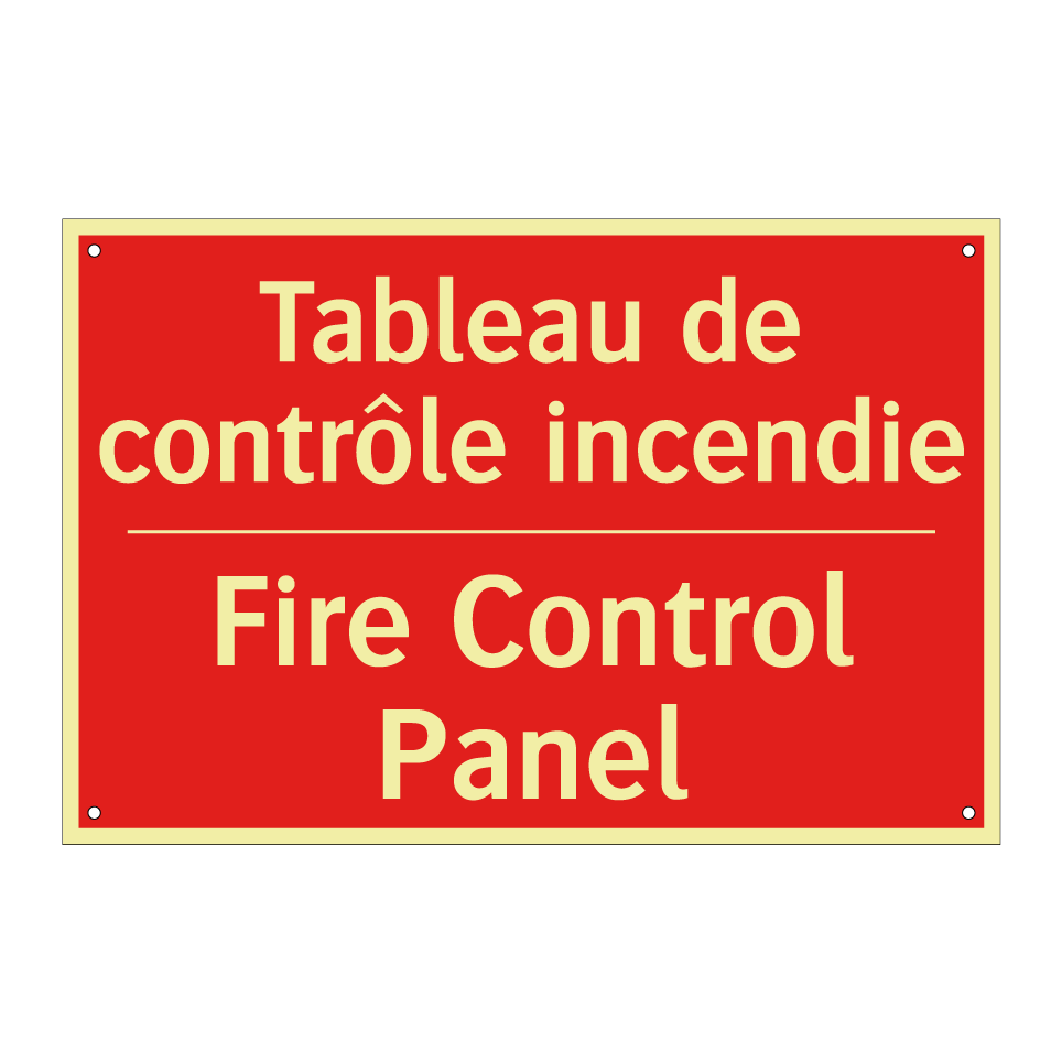 Tableau de contrôle incendie - Fire Control Panel
