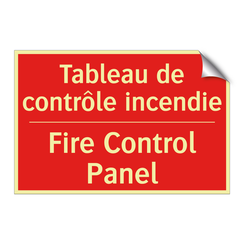 Tableau de contrôle incendie - Fire Control Panel