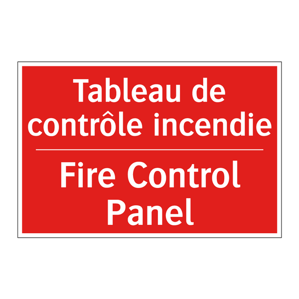 Tableau de contrôle incendie - Fire Control Panel
