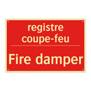 registre coupe-feu - Fire damper