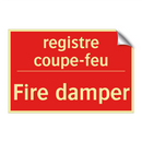 registre coupe-feu - Fire damper