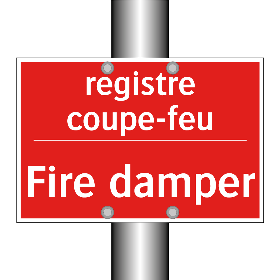 registre coupe-feu - Fire damper