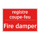 registre coupe-feu - Fire damper