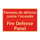 Panneau de défense contre l'incendie /.../ - Fire Defense Panel